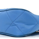 Re-Nylon Saffiano Stitched Mini Re-Edition 1995 Chaine Shoulder Bag Blue