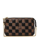 Damier Paillettes Mini Pochette Accessories Black