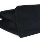 Linen Calfskin Rive Gauche Tote Black
