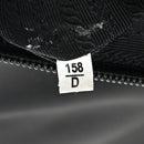 Tessuto Nylon Saffiano Flat Messenger Bag Black
