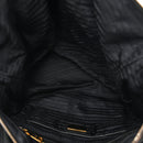 Saffiano Tessuto Nylon Shopping Tote Black