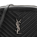 Calfskin Matelasse Monogram Lou Camera Bag Black