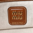 Canvas Calfskin Striped Ivy Beige Naturale Moro