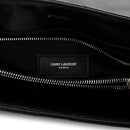 Calfskin Y Quilted Monogram Medium Loulou Chain Satchel Black