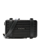 Matte Aluminum Personal Cross-Body Bag Black