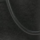 Saffiano Lux Medium Galleria Double Zip Tote Black