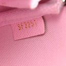 Monogram 2021 Christmas Animation Japanese Garden Mini Pochette Accessories Wisteria Pink