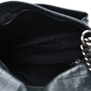 Crocodile Embossed Calfskin Monogram Medium Niki Chain Satchel Algea