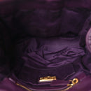 Nappa Matelasse Lux Coffer Bag Purple