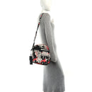 X JAMES JEAN Vitello DNA Flat Messenger Bag Black