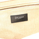 Linen Calfskin Rive Gauche Tote Optic White