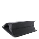 Linen Calfskin Rive Gauche North South Tote Grey