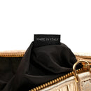 Metallic Nappa Plisse Long Clutch Gold