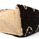 Shearling Monogram Giant Teddy Onthego GM Black White