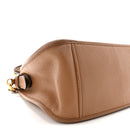 Vitello Daino Hobo Messenger Bag Caramel