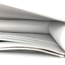 Metallic Crocodile Embossed Calfskin Greca Goddess Wallet On Chain Silver