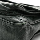 Crinkled Lambskin Matelasse Monogram Medium Niki Chain Satchel Dark Green