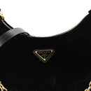 Velvet Nappa Mini Re-Edition Shoulder Bag Black