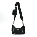 Re-Nylon Saffiano Re-Edition 2005 Shoulder Bag Black