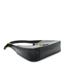 Calfskin Crocodile Embossed LE 5 A 7 Hobo Black