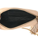 Grain De Poudre Matelasse Monogram Mini Lou Camera Bag Dark Beige