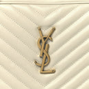 Calfskin Matelasse Monogram Lou Camera Bag Crema Soft