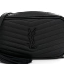 Grain De Poudre Matelasse Monochrome Monogram Mini Lou Camera Bag Black