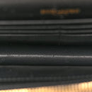 Grain De Poudre Matelasse Chevron Monogram Envelope Chain Wallet Black