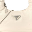Nappa Soft Padded Mini Bag White