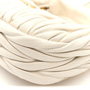 Nappa Matelasse Mini Wander Hobo White
