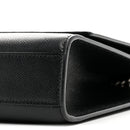 Grain De Poudre Large Classic Monogram Kate Satchel Black