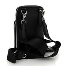 Saffiano Smartphone Case Crossbody Black