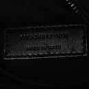 Calfskin Matelasse Monogram Lou Belt Bag Black