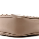 Calfskin Matelasse Monogram Lou Camera Bag Dark Beige
