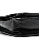 Crinkled Lambskin Matelasse Monogram Baby Niki Chain Satchel Black