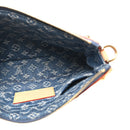 LV X TM Monogram Denim Cerises Pochette Accessories Blue
