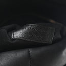 Lambskin Quilted Small Loulou Puffer Monogram Chain Satchel Black