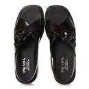 Spazzolato Fume Re-Edition 1996 Buckle Sandals 41 Bruciato
