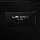 Linen Canvas Rive Gauche Zipped Pouch Black