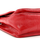 Crinkled Calfskin Matelasse Monogram Baby Niki Chain Satchel Rouge Eros