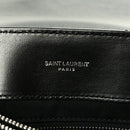 Calfskin Y Quilted Monogram Medium Loulou Chain Satchel Black