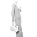 Taurillon Capucines East West MM Optic White