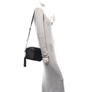 Calfskin Matelasse Monogram Lou Camera Bag Black