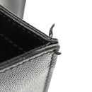 Grain De Poudre Medium Classic Monogram Kate Satchel Black