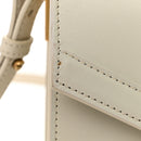 Smooth Calfskin Medium Classic Monogram Cassandra Top Handle Crema Soft Rouge Legion