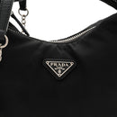 Tessuto Nylon Saffiano Re-Edition 2006 Shoulder Bag Black