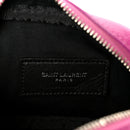 Grain De Poudre Matelasse Monogram Baby Lou Camera Bag Electric Fuxia
