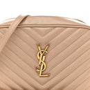 Calfskin Matelasse Monogram Lou Camera Bag Dark Beige