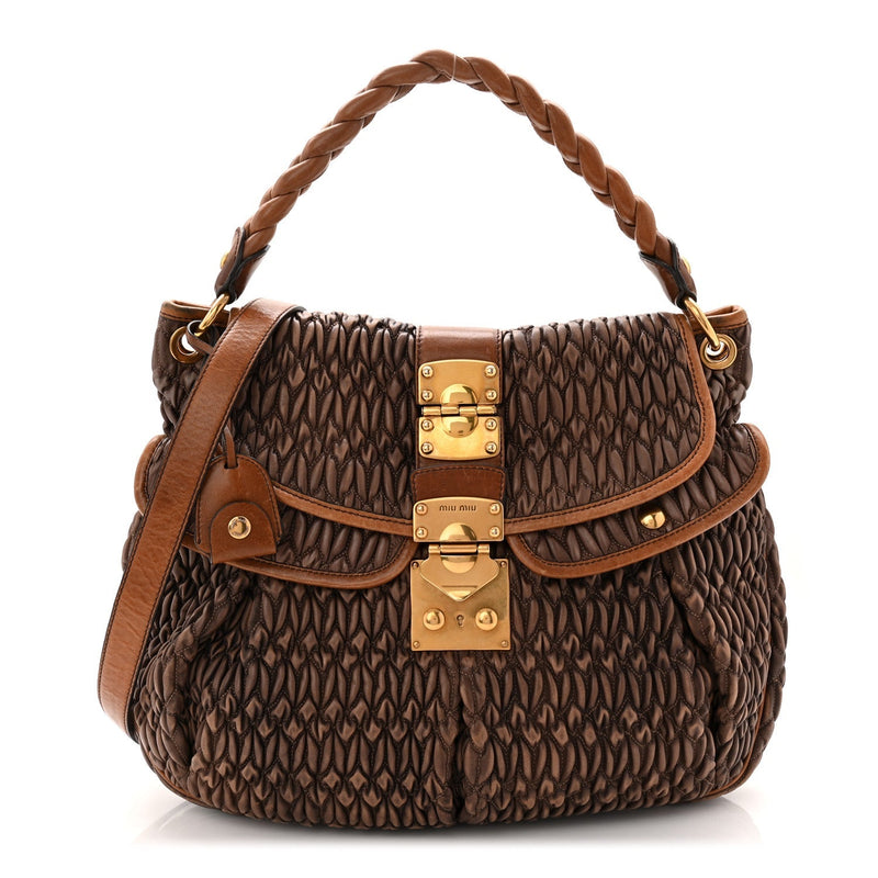 Nappa Cloquet Coffer Hobo Antilope