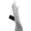 Grain De Poudre Medium Classic Monogram Kate Satchel Black